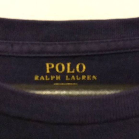 Polo by Ralph Lauren Red Horse Logo Blue T-shirt Men's Size  Medium - Picture 4 of 4